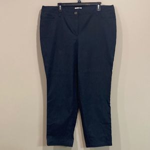 Plus Size Dark Gray Ladies Dress Pants By Dalia Collection. Size 18W.